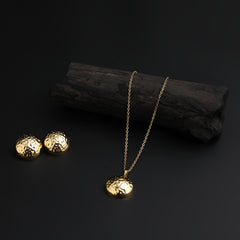 Women's Locket Set - Golden