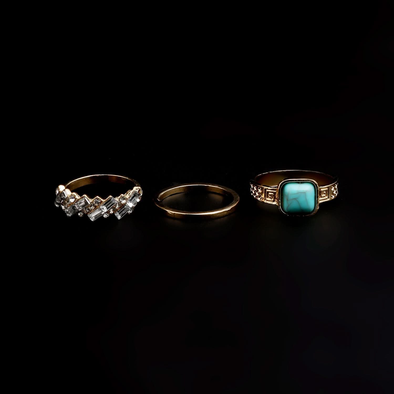 Women's Ring - Golden, Women Finger Rings, Chase Value, Chase Value