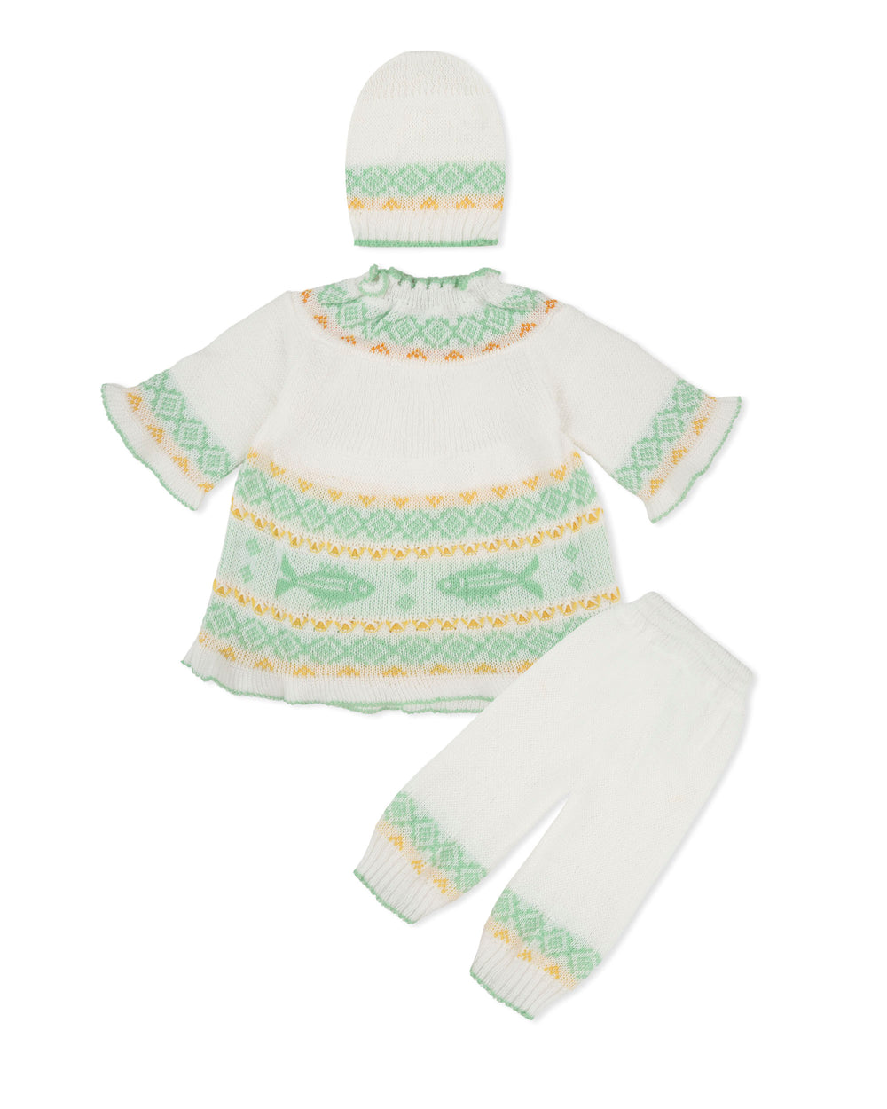 Newborn Girls Irani Suit 3 Piece Set, Newborn Girls Sets & Suits, Chase Value, Chase Value