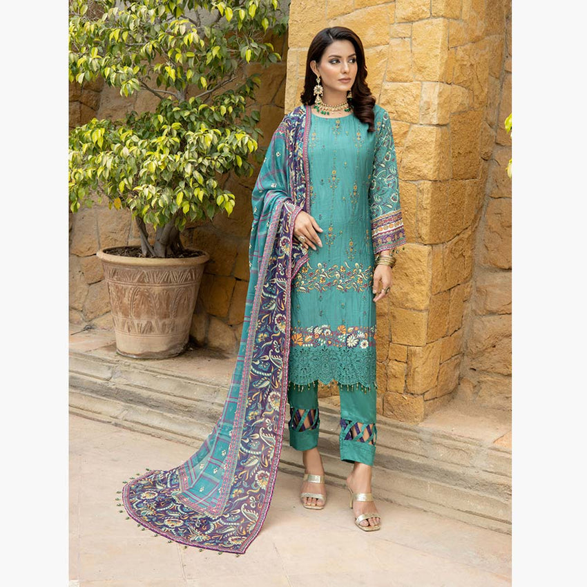 Schick Shahkar Viscose Boring Edition Unstitched 3Pcs Suit - 1, Women, 3Pcs Shalwar Suit, MI Creation, Chase Value