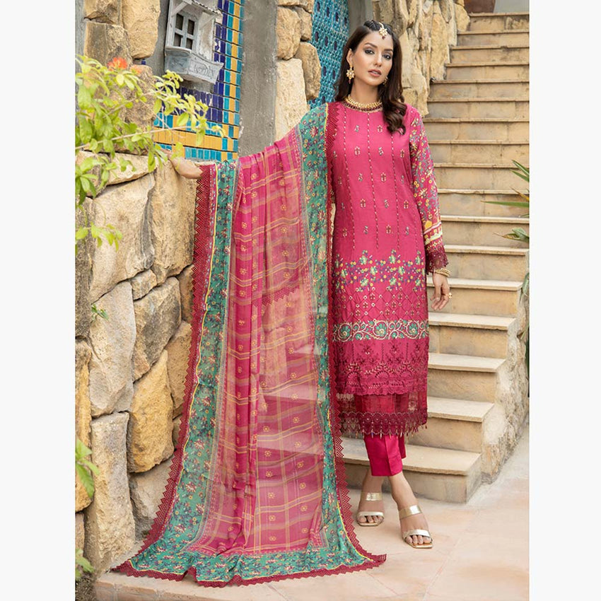 Schick Shahkar Viscose Boring Edition Unstitched 3Pcs Suit - 2, Women, 3Pcs Shalwar Suit, MI Creation, Chase Value