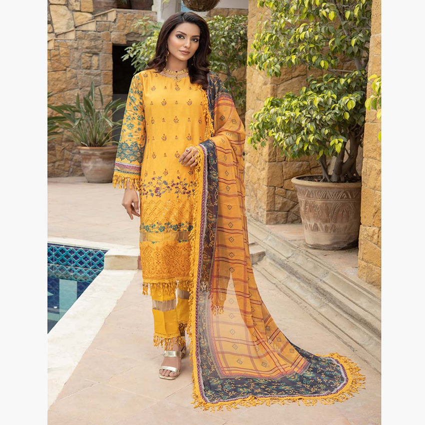 Schick Shahkar Viscose Boring Edition Unstitched 3Pcs Suit - 3, Women, 3Pcs Shalwar Suit, MI Creation, Chase Value