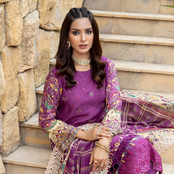 Schick Shahkar Viscose Boring Edition Unstitched 3Pcs Suit - 5, Women, 3Pcs Shalwar Suit, MI Creation, Chase Value