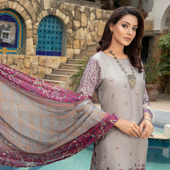 Schick Shahkar Viscose Boring Edition Unstitched 3Pcs Suit - 4, Women, 3Pcs Shalwar Suit, MI Creation, Chase Value