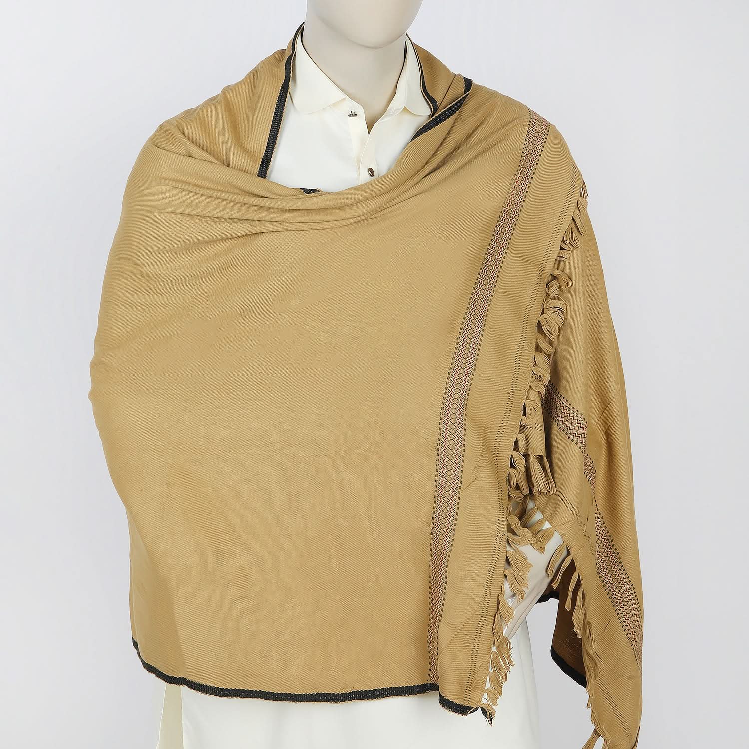Men's Shawl - Khaki, Men's Shawls & Mufflers, Chase Value, Chase Value