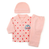 Newborn Boys Full Sleeves Suit - Light Pink, Newborn Boys Sets & Suits, Chase Value, Chase Value