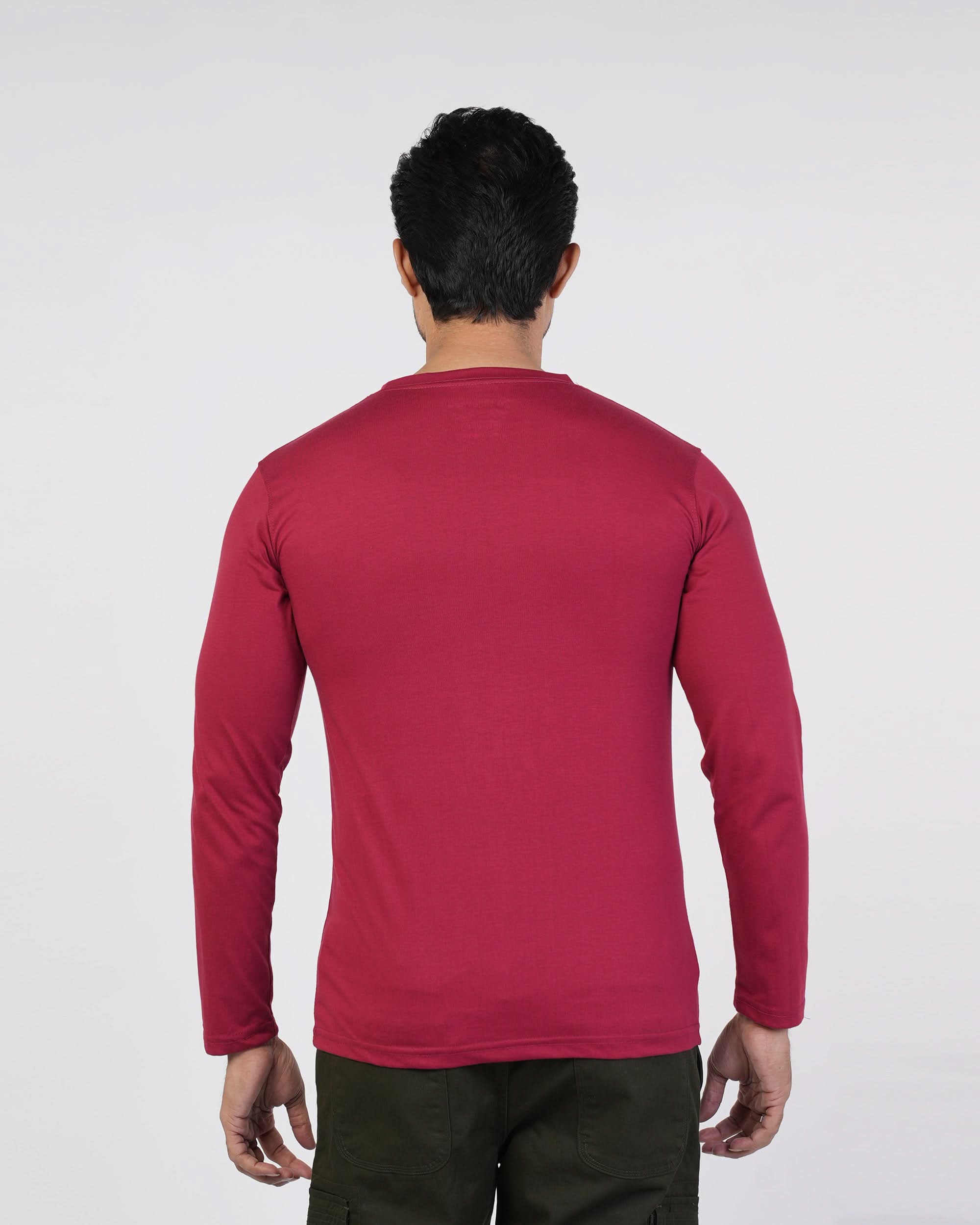 Men’s Printed Full Sleeves T-Shirt, Men's T-Shirts & Polos, Chase Value, Chase Value