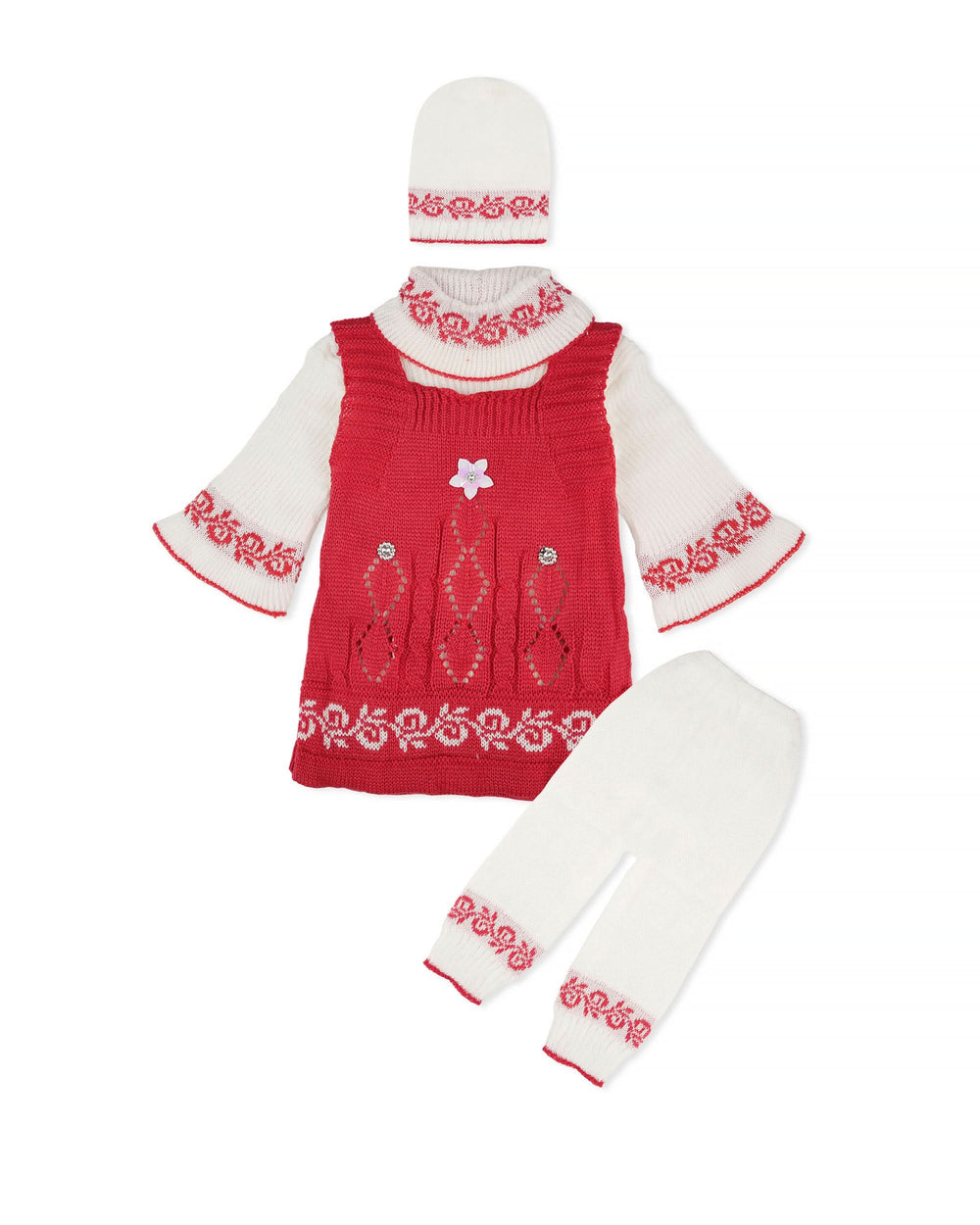 Newborn Girls Irani Suit – 4 Piece Set, Newborn Girls Sets & Suits, Chase Value, Chase Value