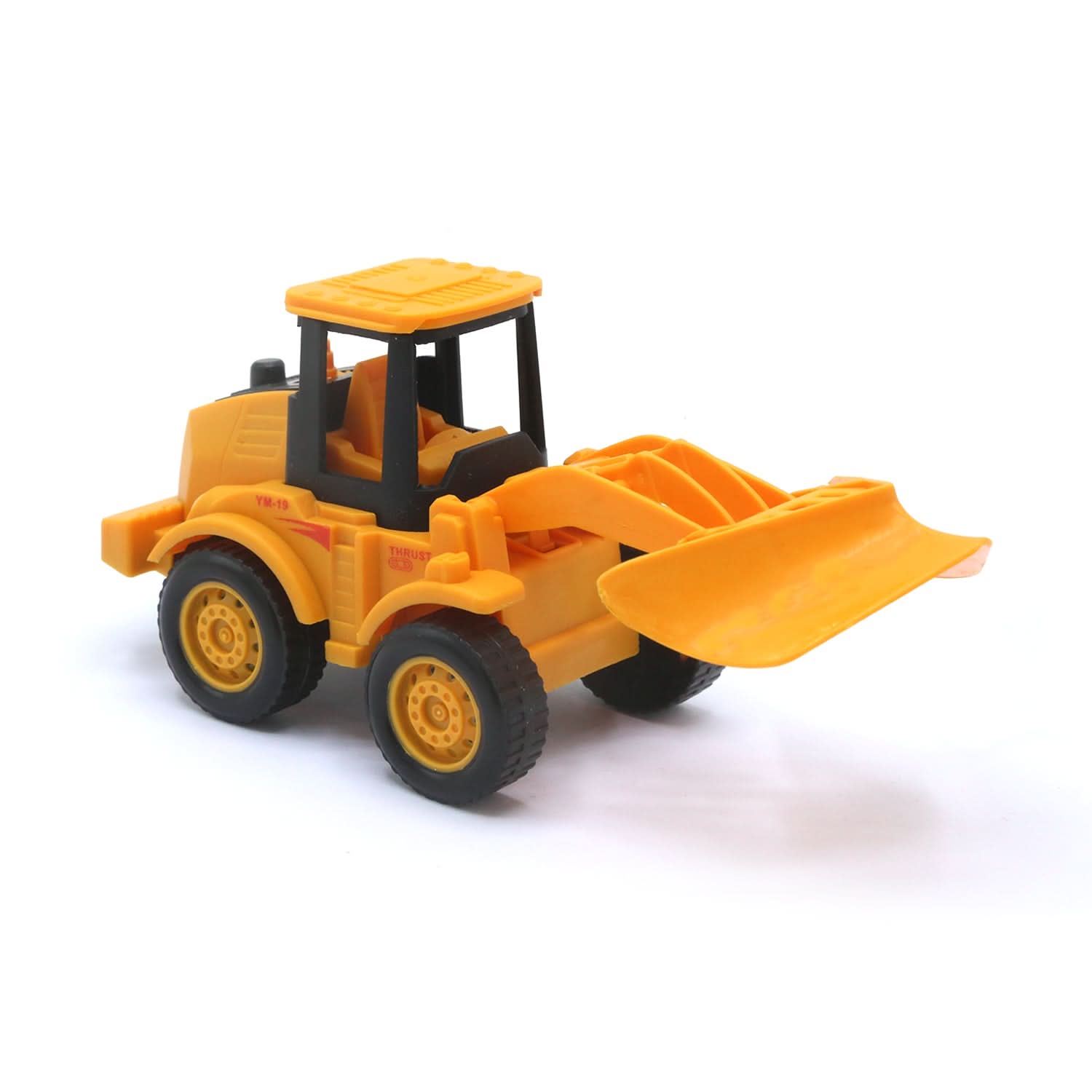 Construction Truck Pull-Back Counter Toy YM-F19 ST-02 - Mustard, Die-cast Model Car, Chase Value, Chase Value