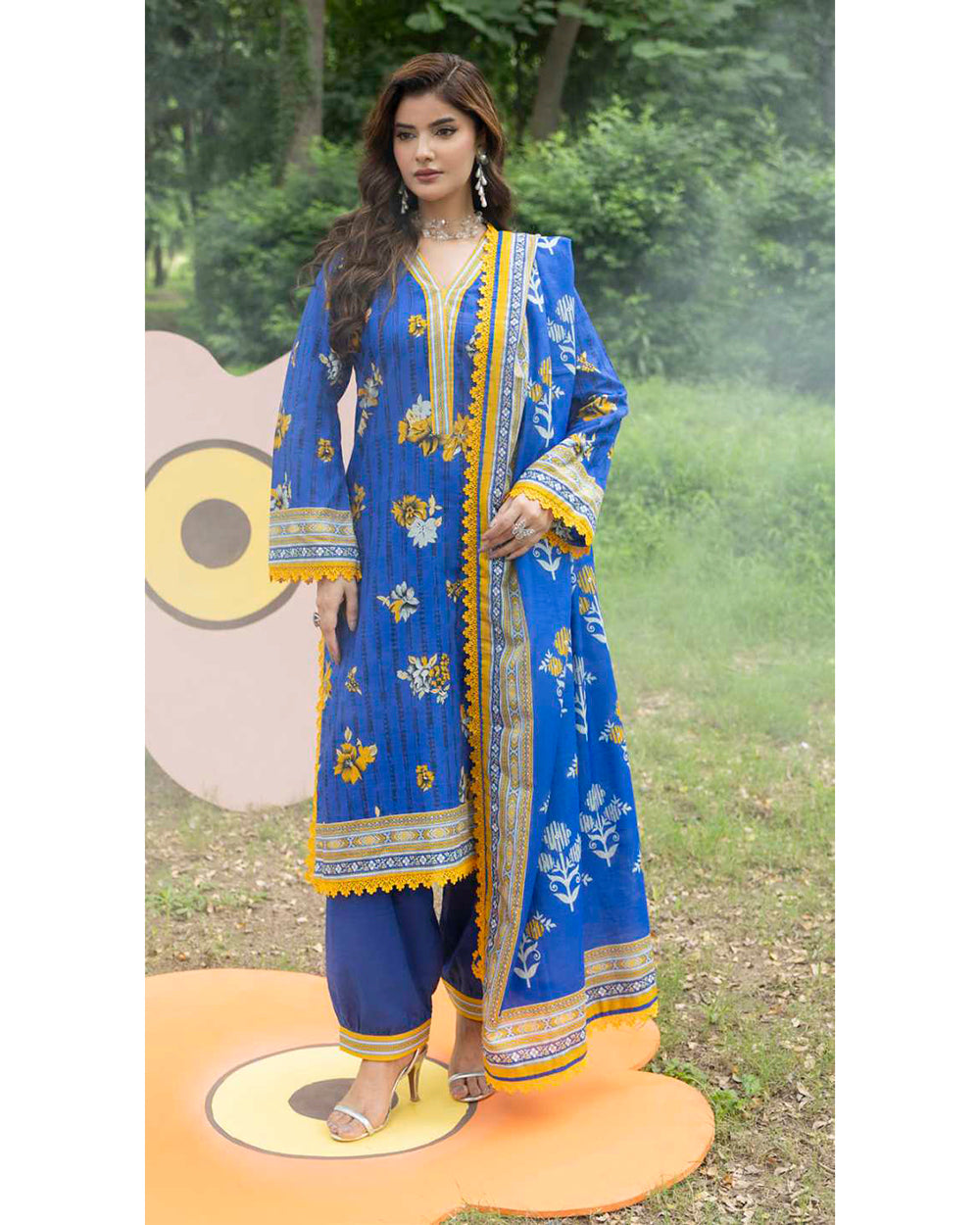 Colors Khaddar Digital Printed Suit - 3 Pc by Al-Zohaib
