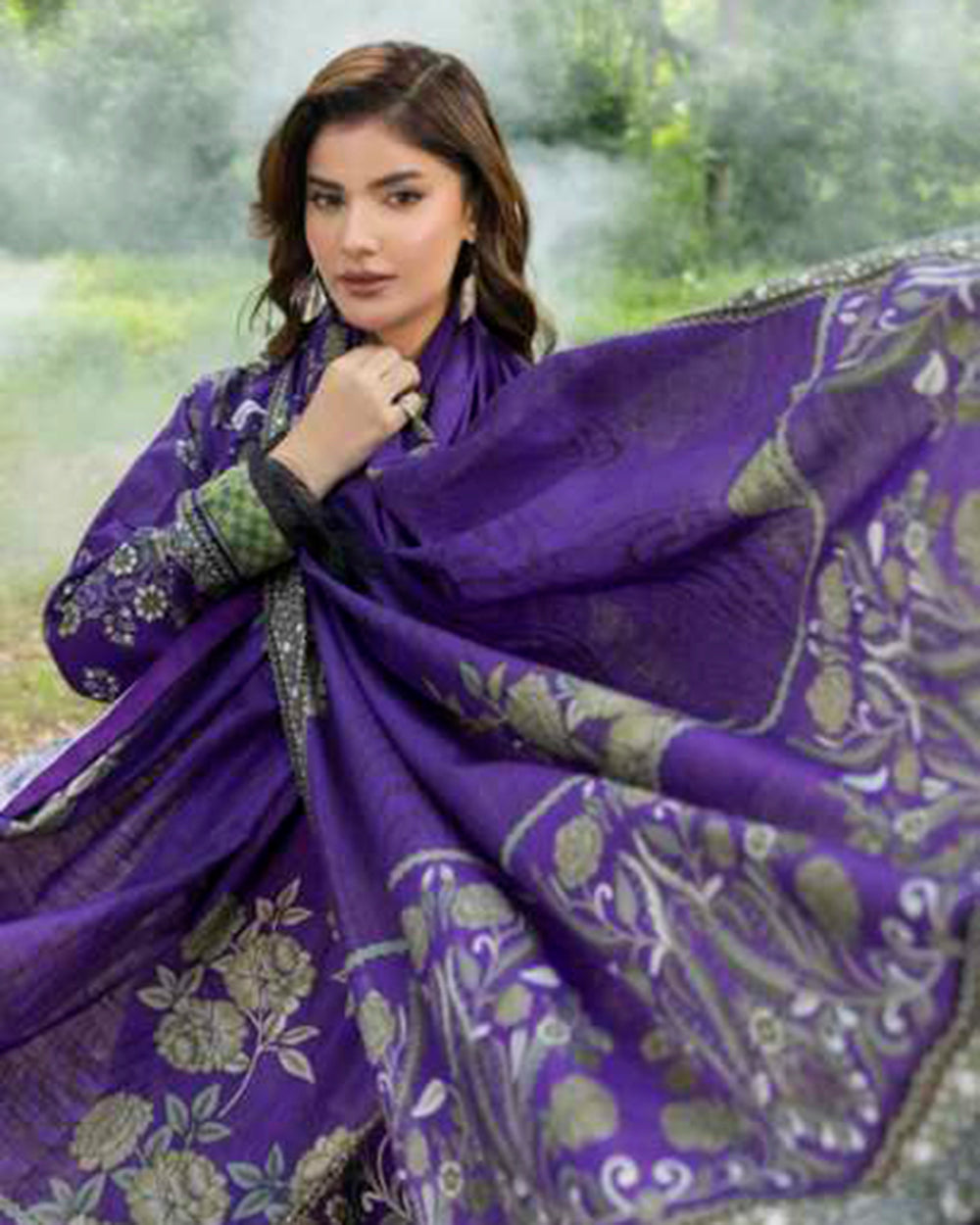 Colors Khaddar Digital Printed Suit - 3 Pc by Al-Zohaib