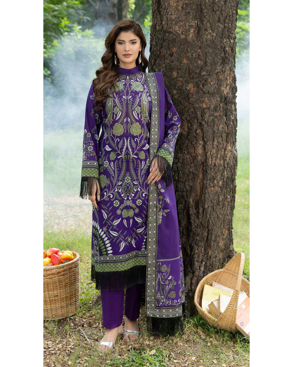Colors Khaddar Digital Printed Suit - 3 Pc by Al-Zohaib