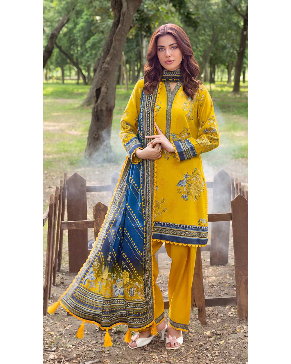 Colors Khaddar Digital Printed Suit - 3 Pc by Al-Zohaib