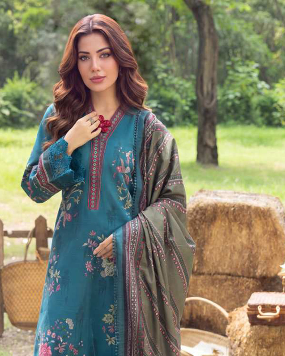 Colors Khaddar Digital Printed Suit - 3 Pc by Al-Zohaib