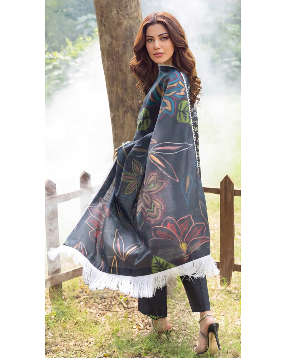 Colors Khaddar Digital Printed Suit - 3 Pc by Al-Zohaib