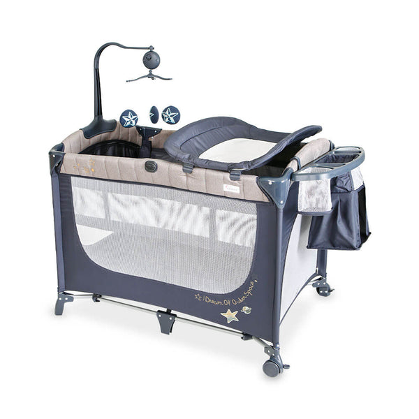 Tinnes Drop Side Play Pen T302 - Blue, Carrier Strollers & Furniture, Tinnes, Chase Value