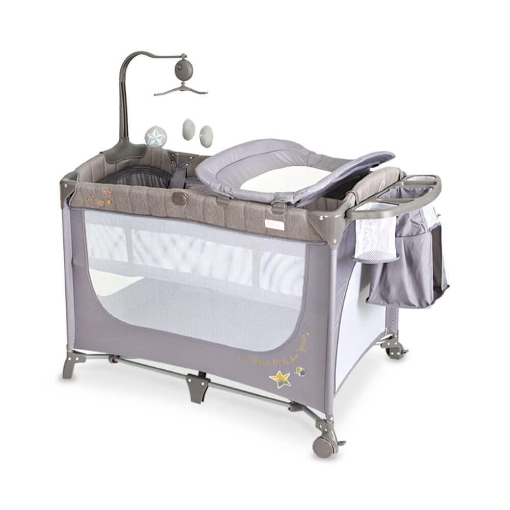 Tinnes Drop Side Play Pen - T302 - Grey, Carrier Strollers & Furniture, Tinnes, Chase Value