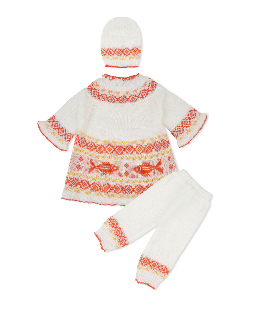 Newborn Girls Irani Suit 3 Piece Set, Newborn Girls Sets & Suits, Chase Value, Chase Value