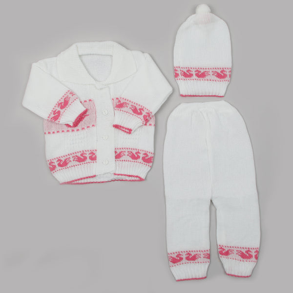 Newborn Boys Full Sleeves Suit - Pink