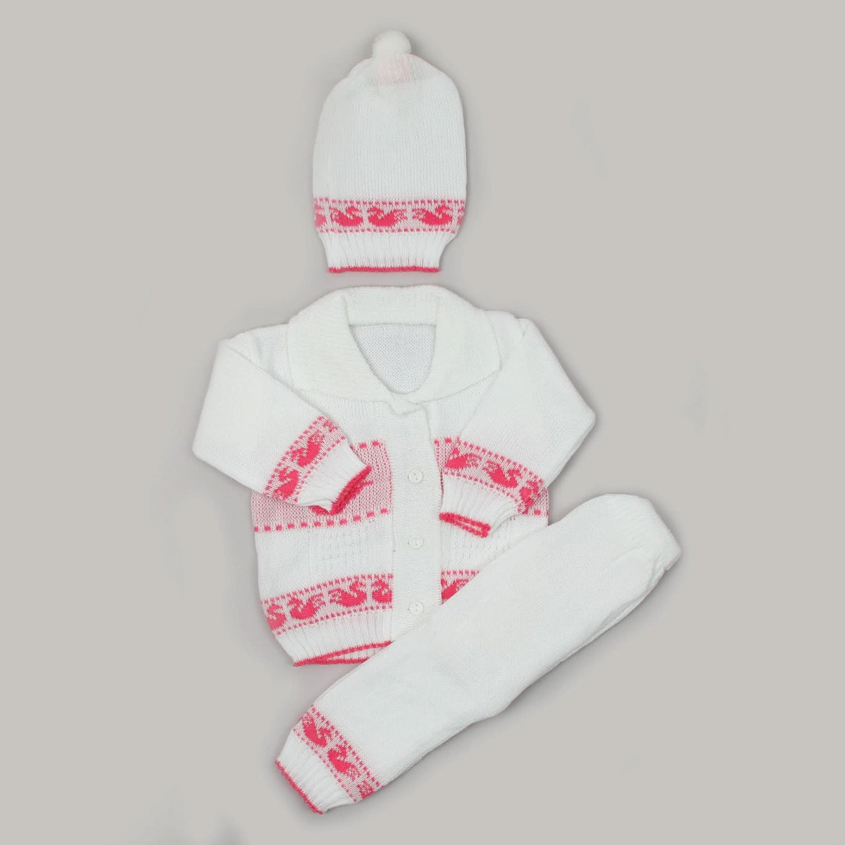 Newborn Boys Full Sleeves Suit - Pink, Newborn Boys Sets & Suits, Chase Value, Chase Value