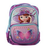 Kids Character Backpack – 18" School Bag with Cartoon Print - Purple, School Bags, Chase Value, Chase Value