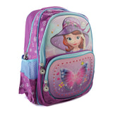 Kids Character Backpack – 18" School Bag with Cartoon Print - Purple, School Bags, Chase Value, Chase Value