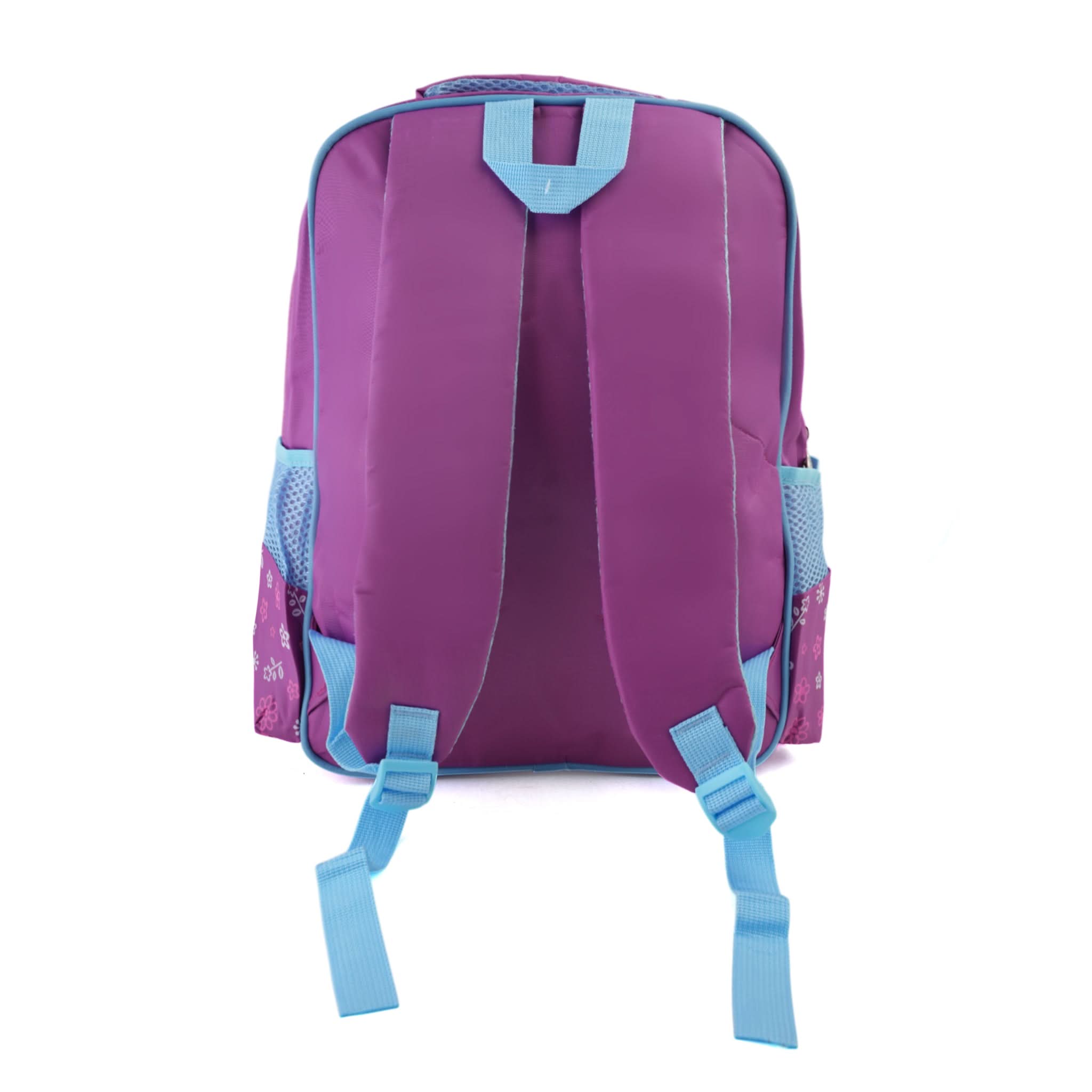 Kids Character Backpack – 18" School Bag with Cartoon Print - Purple, School Bags, Chase Value, Chase Value