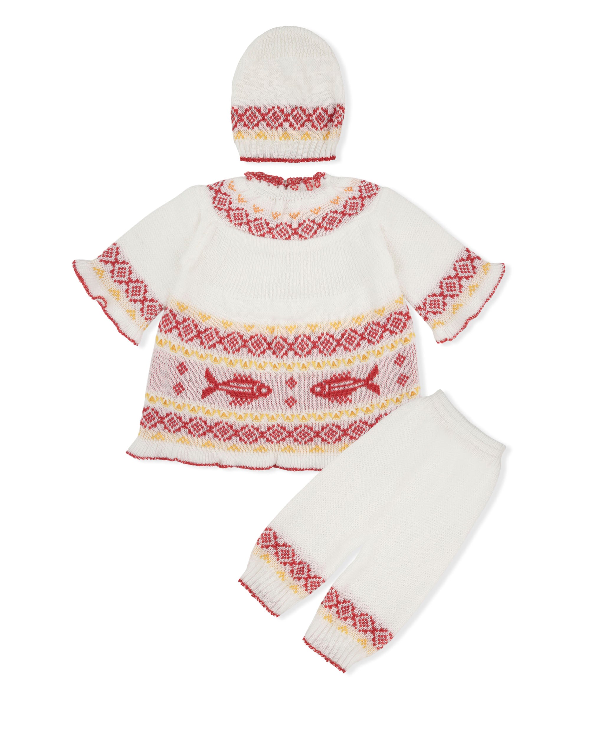 Newborn Girls Irani Suit 3 Piece Set, Newborn Girls Sets & Suits, Chase Value, Chase Value