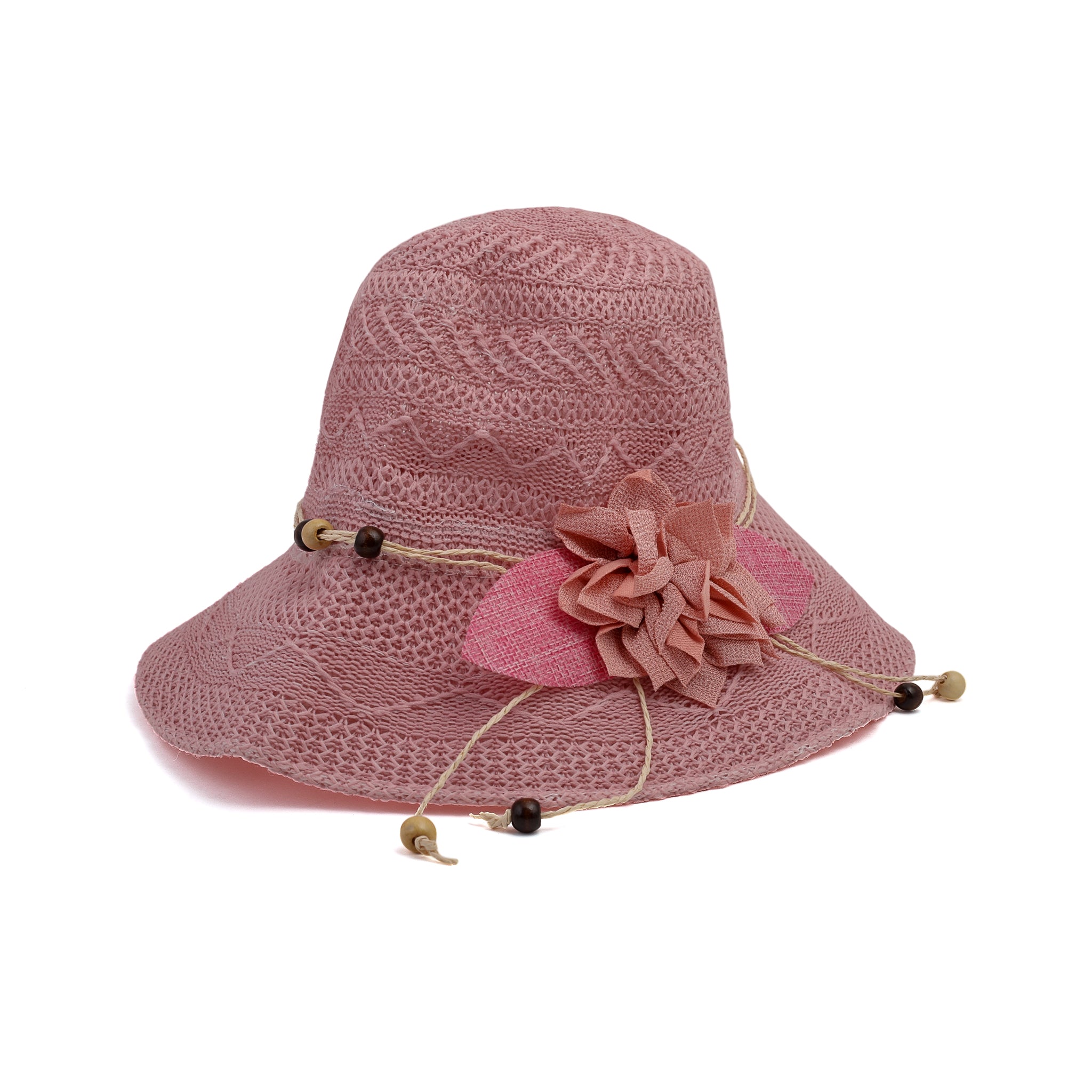 Women's Floppy Hat - Tea Pink, Women Caps & Hats, Chase Value, Chase Value