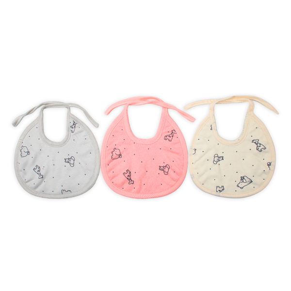 Newborn Baby Bib Medium - Multi Color