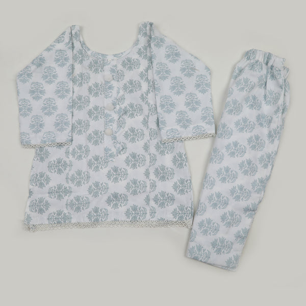 Girls Shalwar Suits - Multi Color
