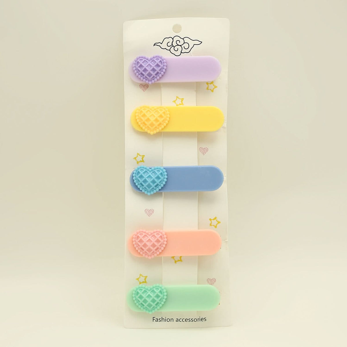 Girls Hair Pin Pack Of 5 - Multi Color, Girls Hair Accessories, Chase Value, Chase Value