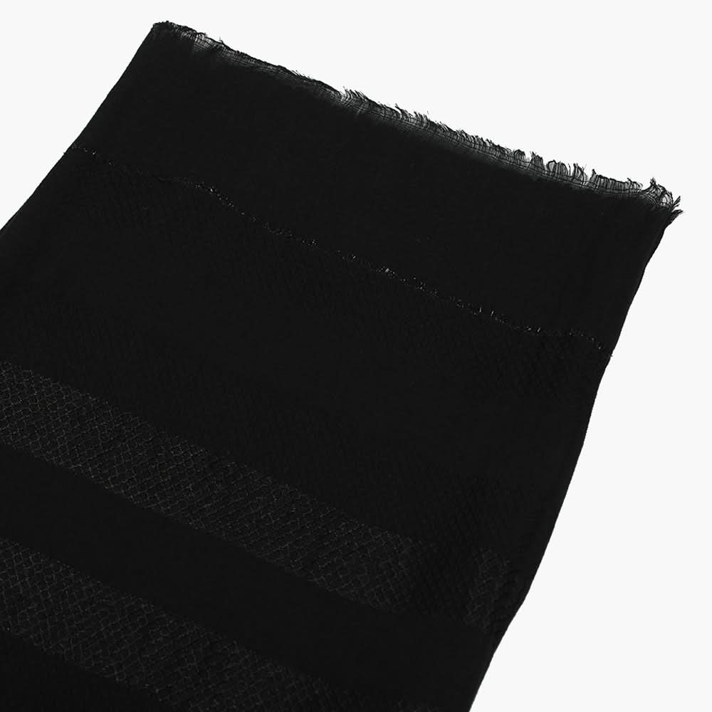 Women's Turkish Scarf - Black, Women Shawls & Scarves, Chase Value, Chase Value