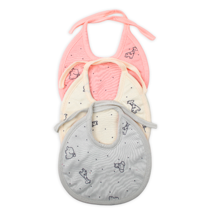 Newborn Baby Bib Medium - Multi Color