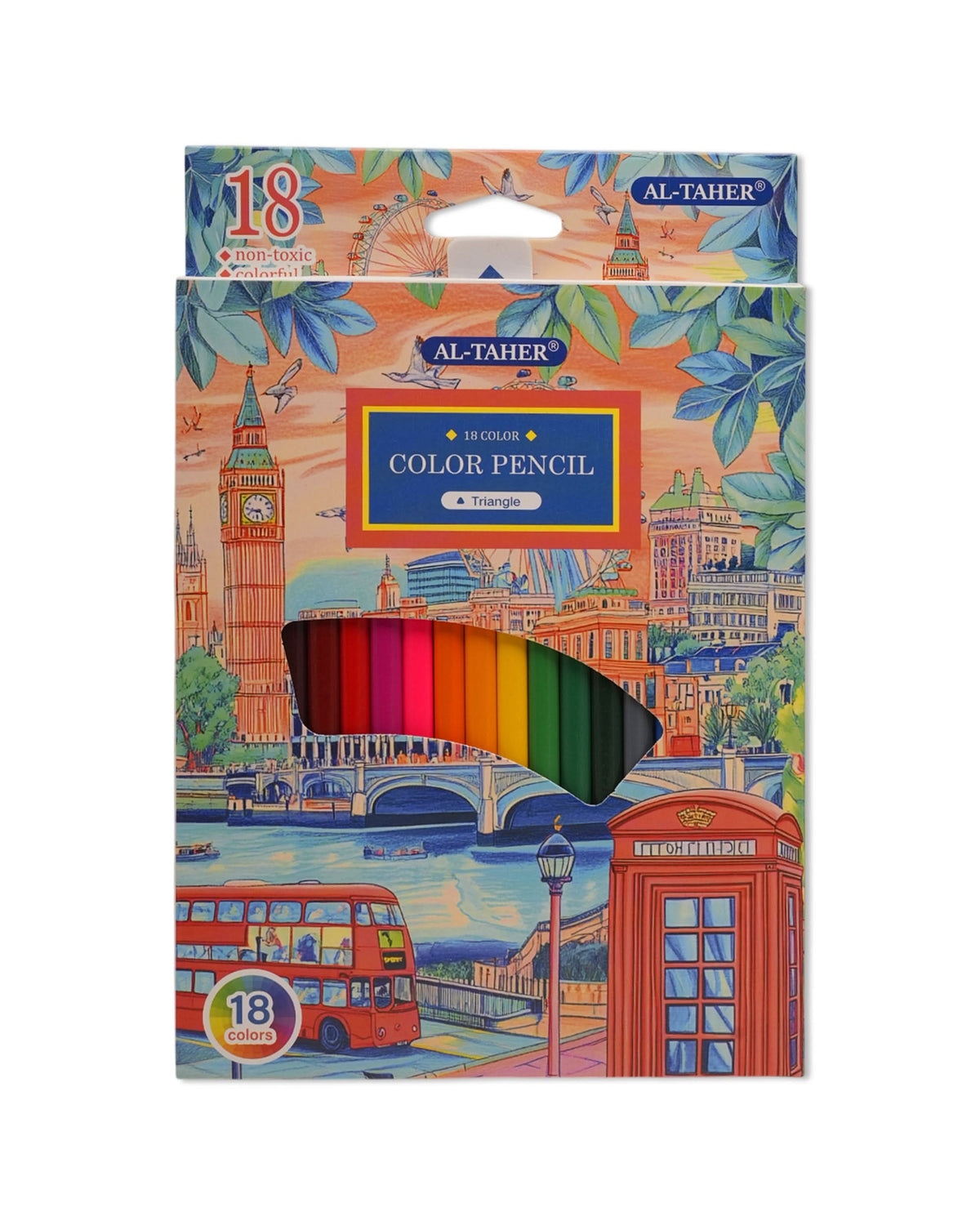 Color Pencils Set (18 Colors), Coloring Tools, Chase Value, Chase Value