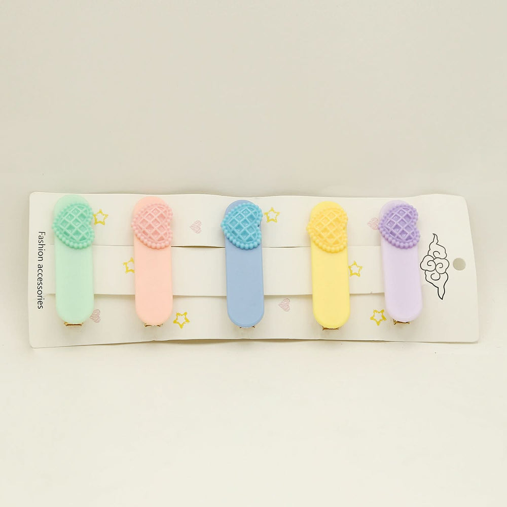 Girls Hair Pin Pack Of 5 - Multi Color, Girls Hair Accessories, Chase Value, Chase Value