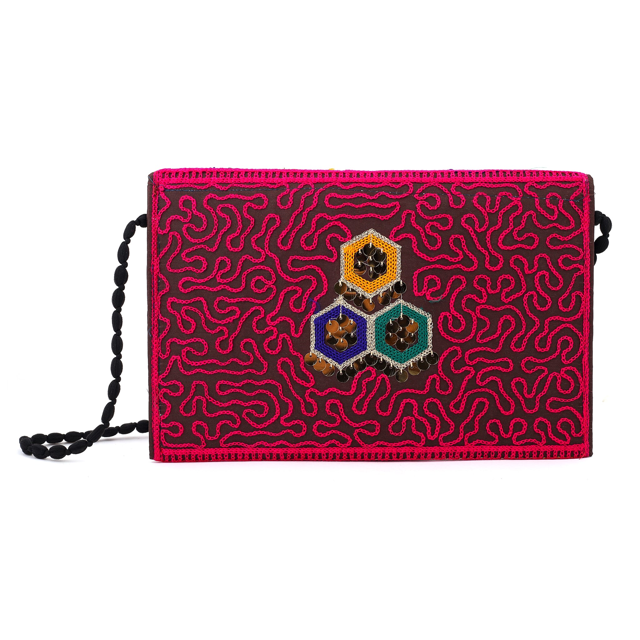 Women's Clutch Sindhi Traditional Embroidered, Women Clutches, Chase Value, Chase Value