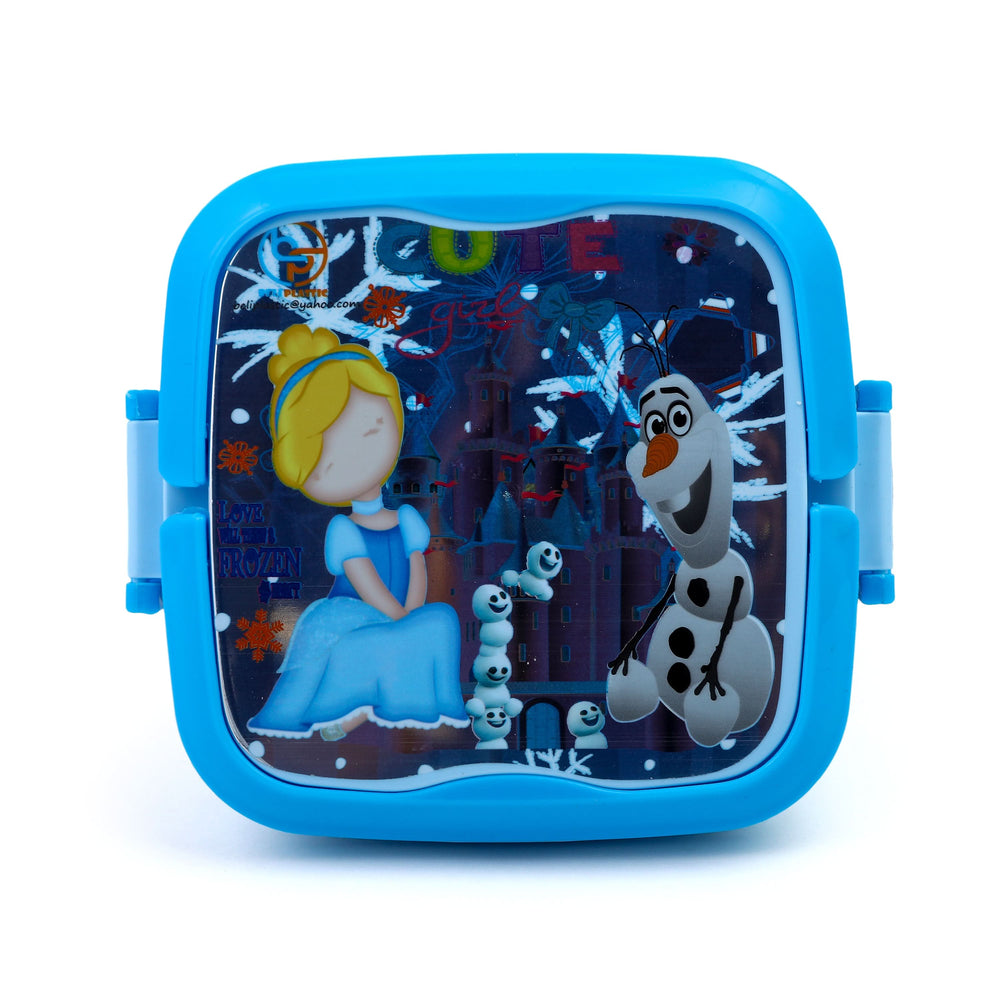Cartoon Character Square Shape Lunch Box For Kids, Tiffin Boxes & Bottles, Chase Value, Chase Value