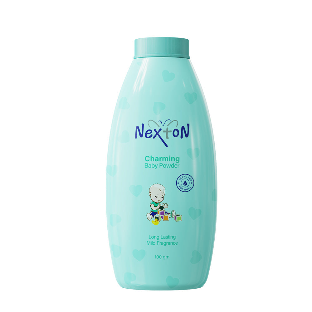 Nexton Charming Baby Powder - 100ml, Baby Care, Nexton, Chase Value