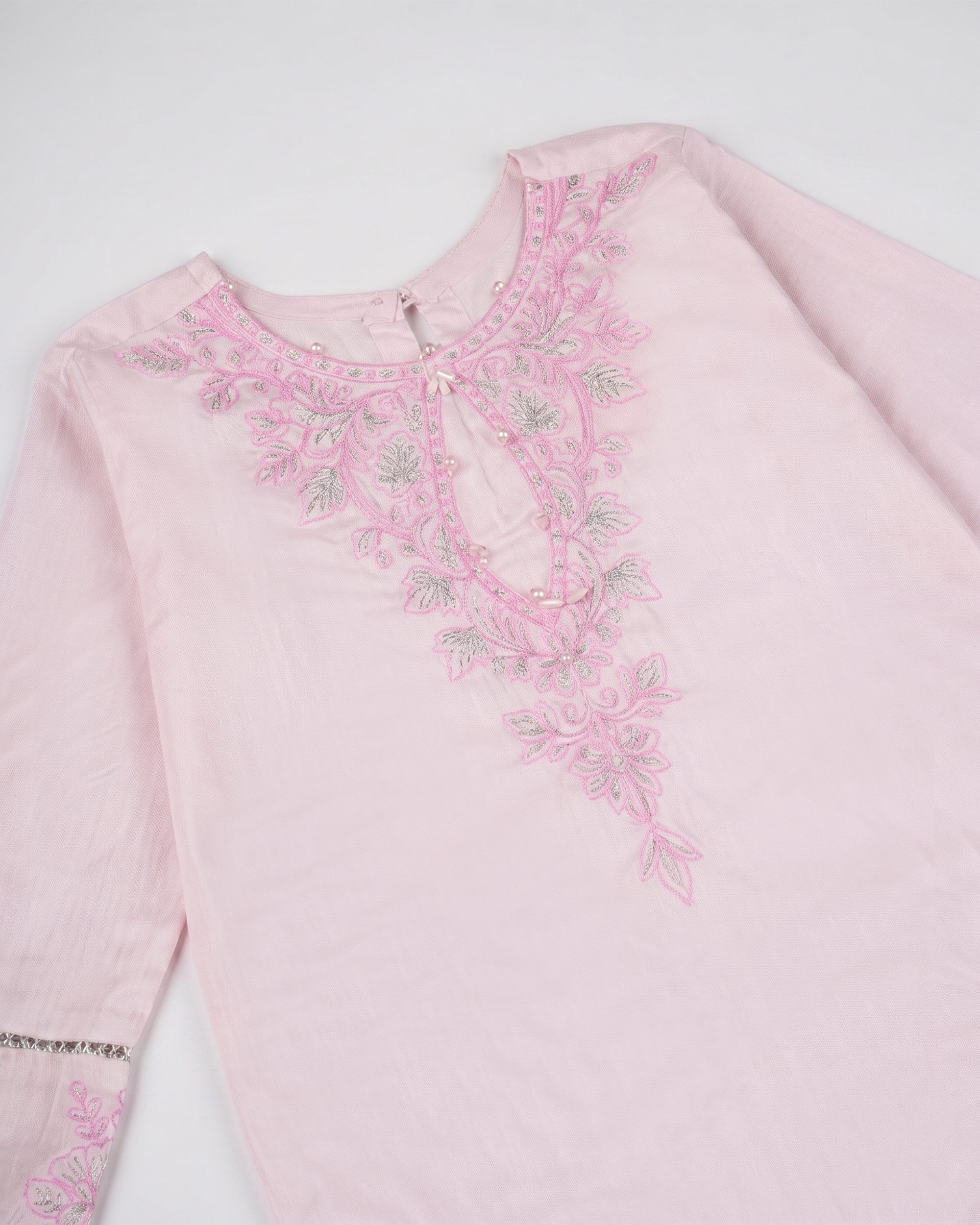 Eminent Girls' Signature Embroidered Dyed 2 Pc Suit