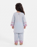 Eminent Girls' Signature Embroidered Dyed 2 Pc Suit