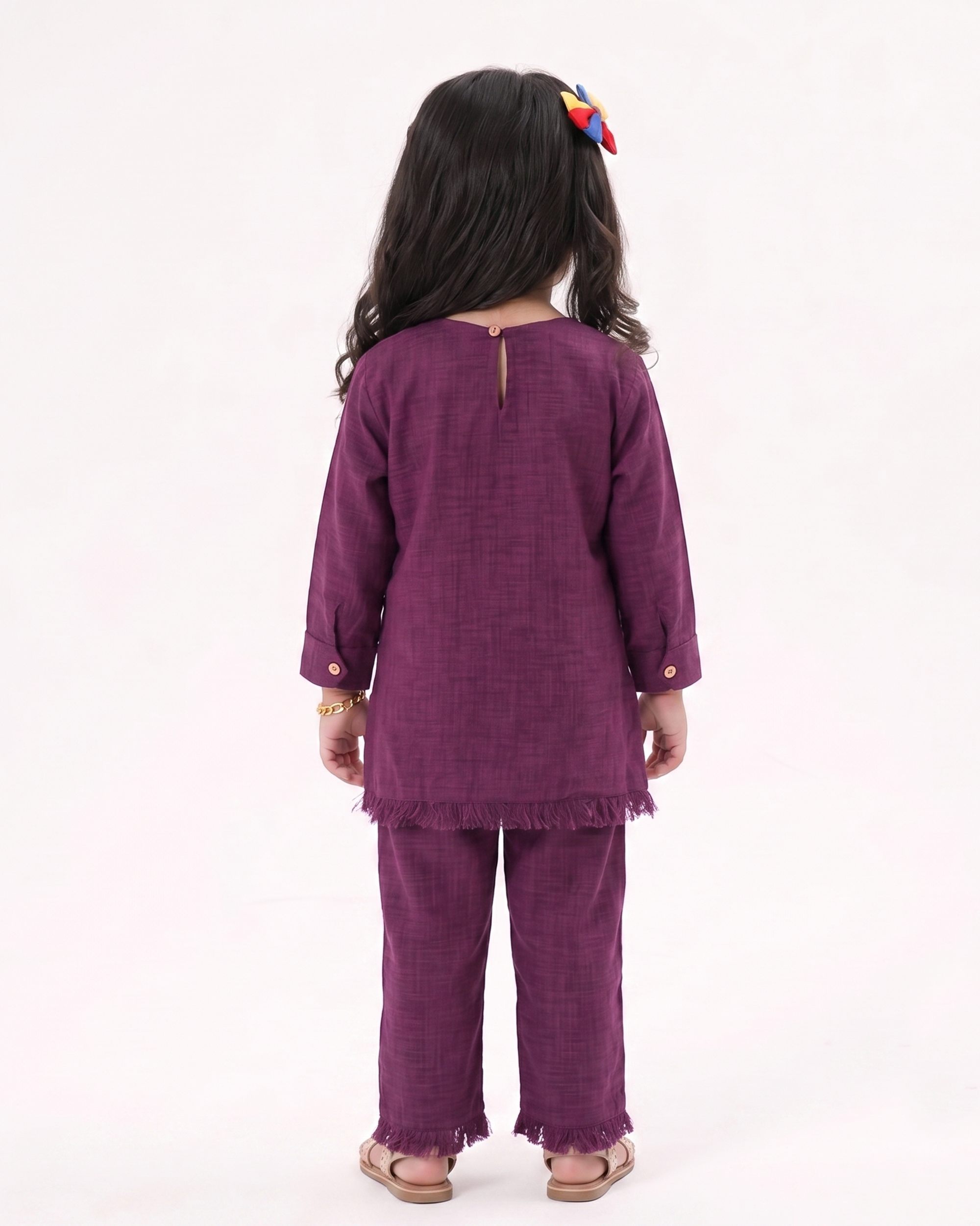 Eminent Girls' Fusion Dyed 2 Pc Suit