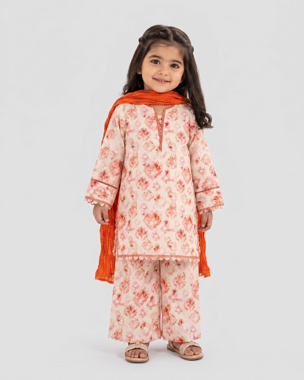 Eminent Girls' Essential Printed 3 Pc Suit
