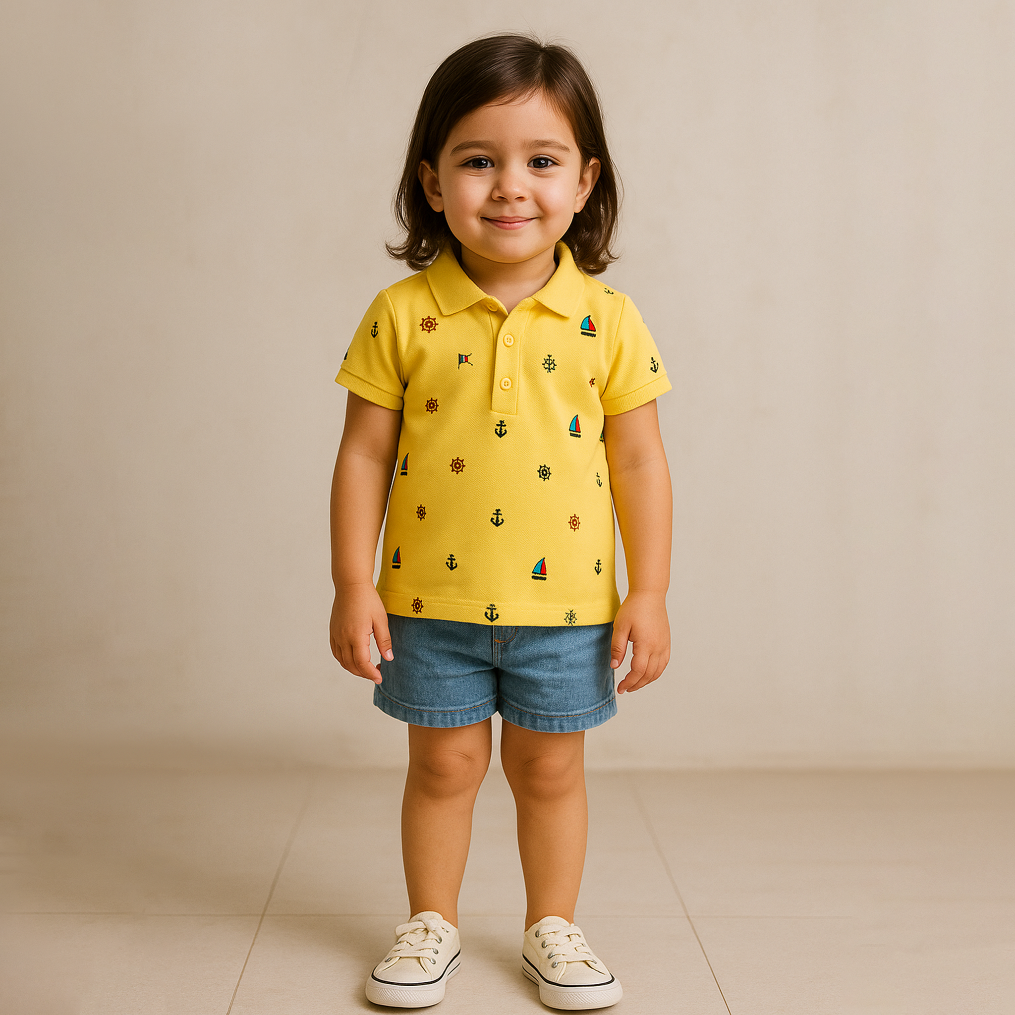 Valuable Girls Half Sleeves Polo T-Shirt, Girls T-Shirts, Chase Value, Chase Value