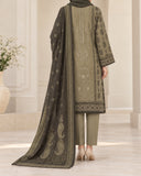 Noor Collection Aneela's Peach Dhanak Embroidered Suit - 3 Pc