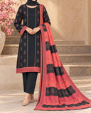 Noor Collection Aneela's Peach Dhanak Embroidered Suit - 3 Pc