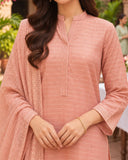Bin Mujahid Cotton Banarsi Embroidered Suit - 3 Pc, Women, 3Pcs Shalwar Suit, Bin Saeed, Chase Value