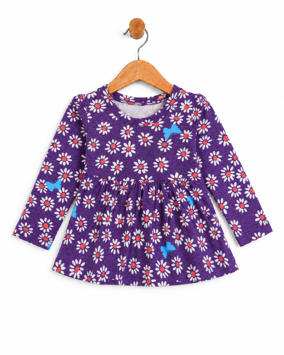 Valuables Newborn Girls Printed Frock