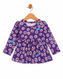 Valuables Newborn Girls Printed Frock