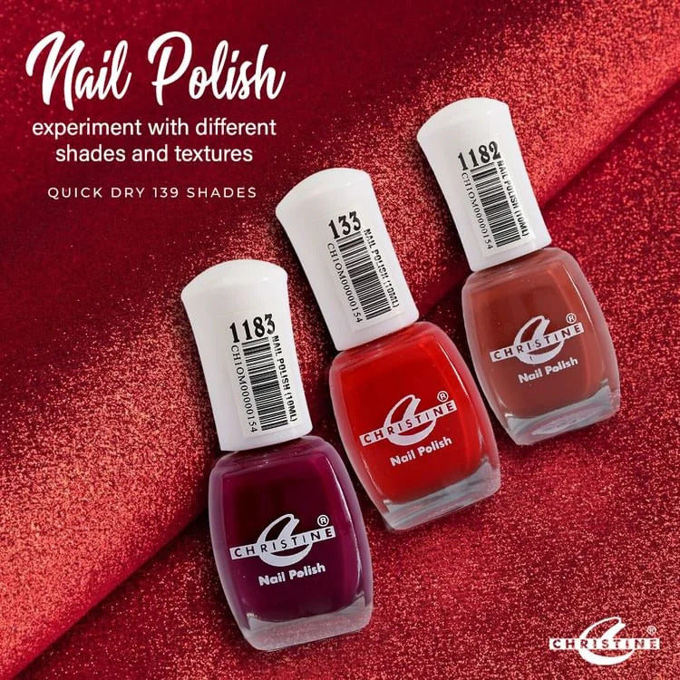Christine 10ml Nail Polish - Shade 154, Nails, Christine, Chase Value